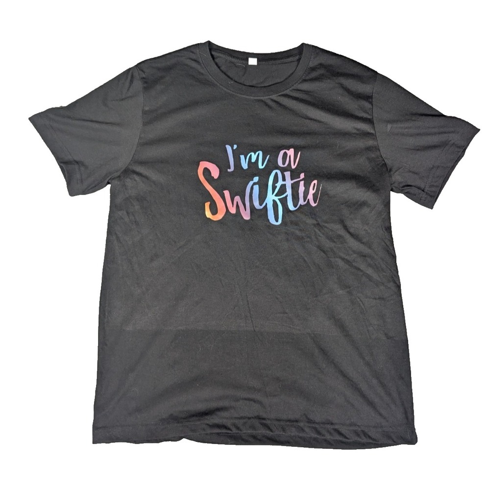 Swiftie | I'm a Swiftie | Black | Women | Graphic T-Shirt | L